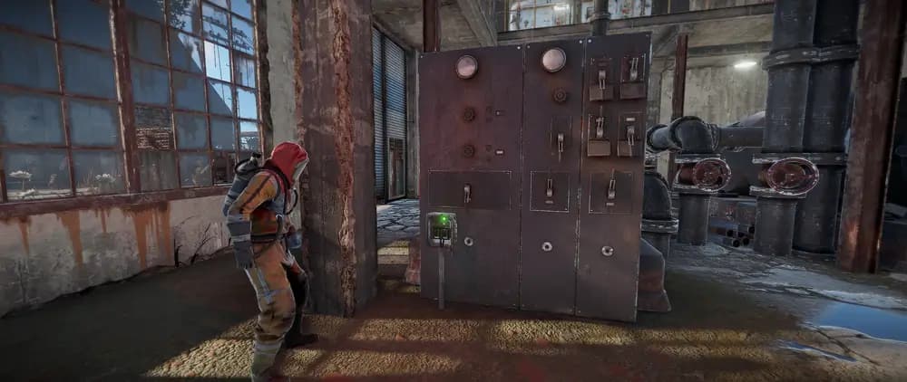 Blue card Rust: monument routes and red card - Rust screenshot 4