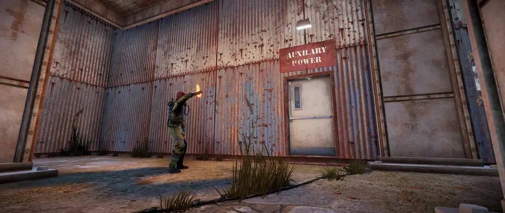Red Keycard Rust: Military Tunnels and Launch Site - Rust Screenshot 1