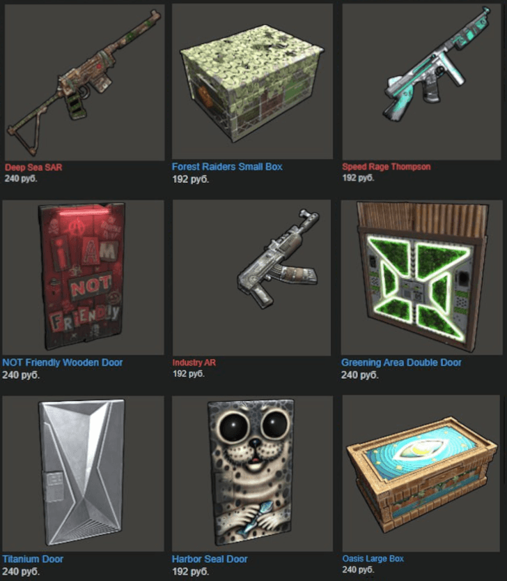 New skins in the game Rust: a huge choice of style for your character!