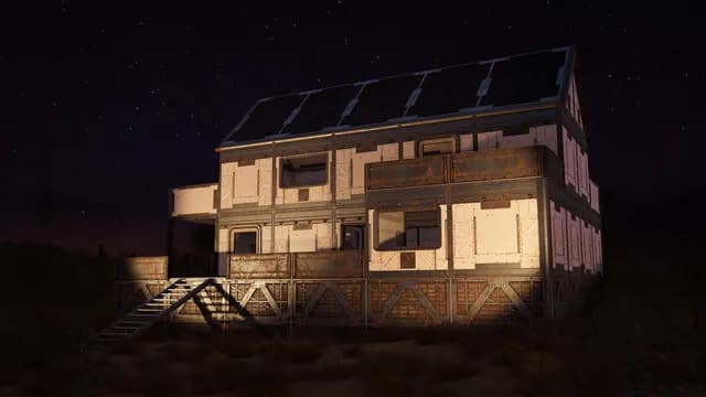 Space Station — строительный скин — дополнение для Rust