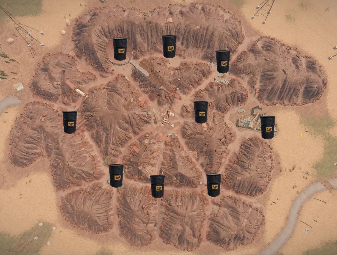 Dump: Diesel Spawn Points