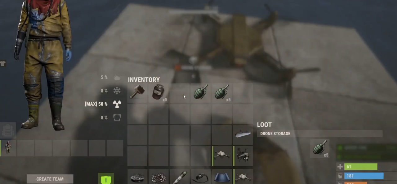 Rust Explosive Drones