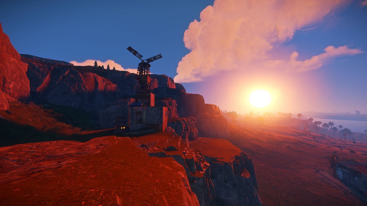 Sunset, peace and comfort