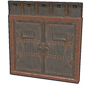 Double armored door