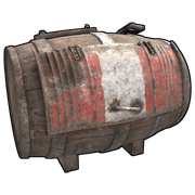 Horizontal storage barrel