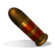 Incendiary pistol cartridge